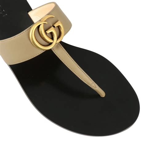 gucci flat sandals shoes|Gucci flat sandals women's.